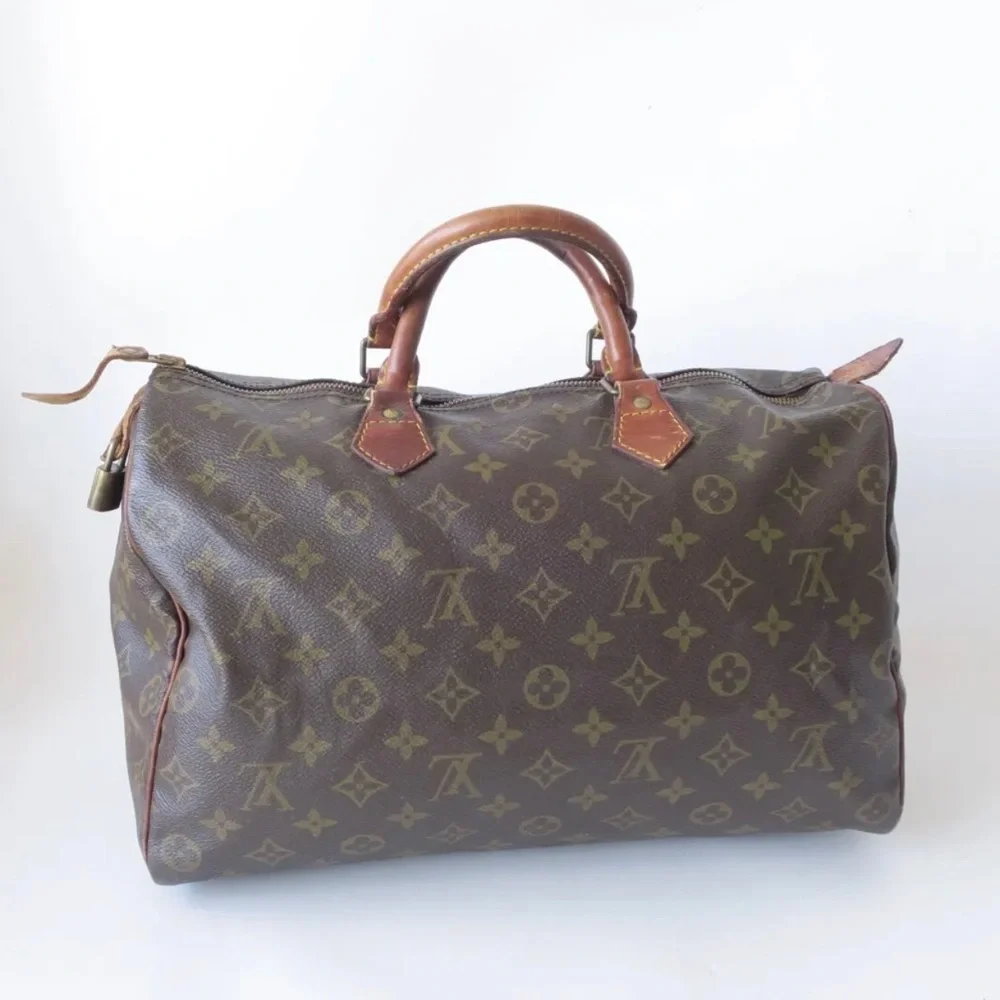 Authentic Louis Vuitton Speedy 35 Monogram Handbag - Picture 3 of 16